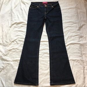 VTG Y2K GLO Jeans Dark Wash Flare Jeans, 3